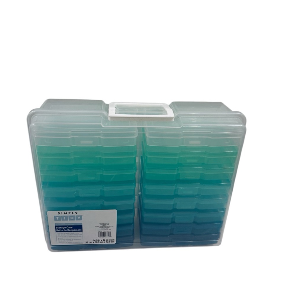 NEW Simply Tidy Ombré Photo & Craft Keeper ~ Storage Case